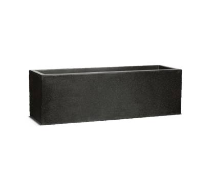 Capi Lux Bak rechthoek laag III zwart