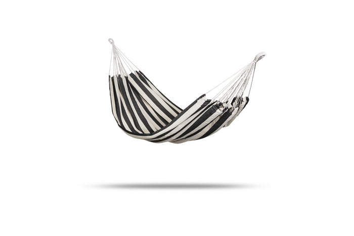 909 Outdoor Katoen Hangmat | Zwart en Wit