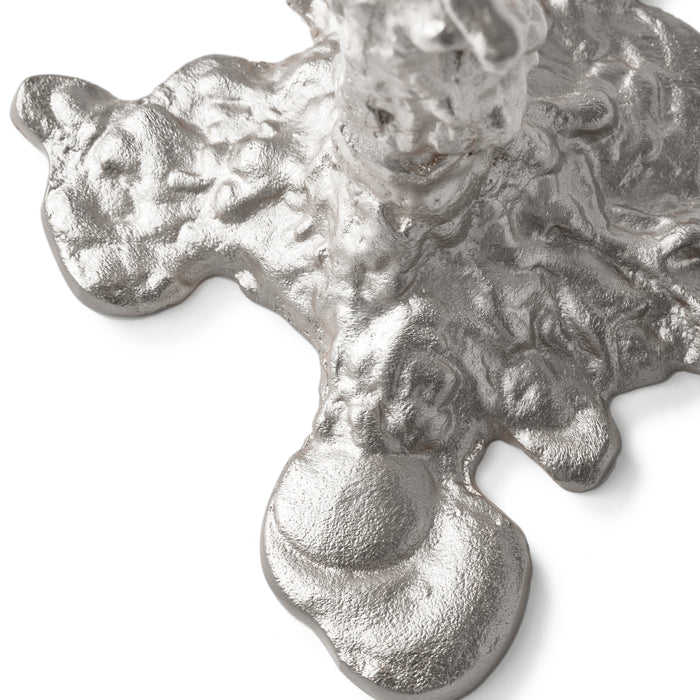 POLSPOTTEN Drip Kandelaar - Zilver