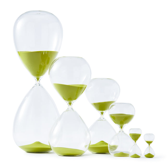 POLSPOTTEN Sandglass Zandloper - M - Light Green