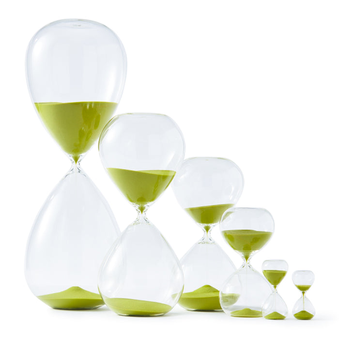 POLSPOTTEN Sandglass Zandloper - L - Light Green