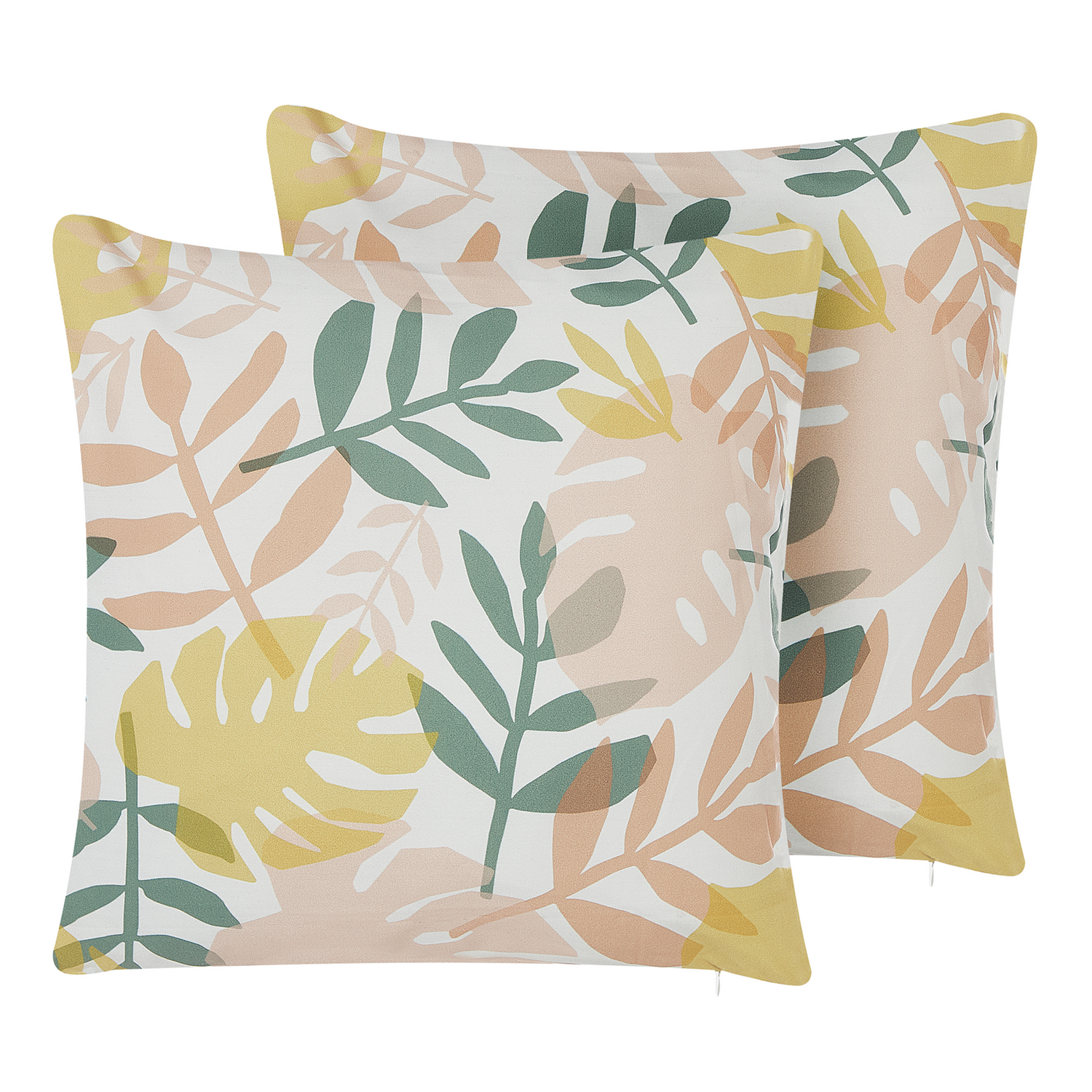 Beliani - TEGEA - Tuinkussen set van 2 - Multicolor - Polyester