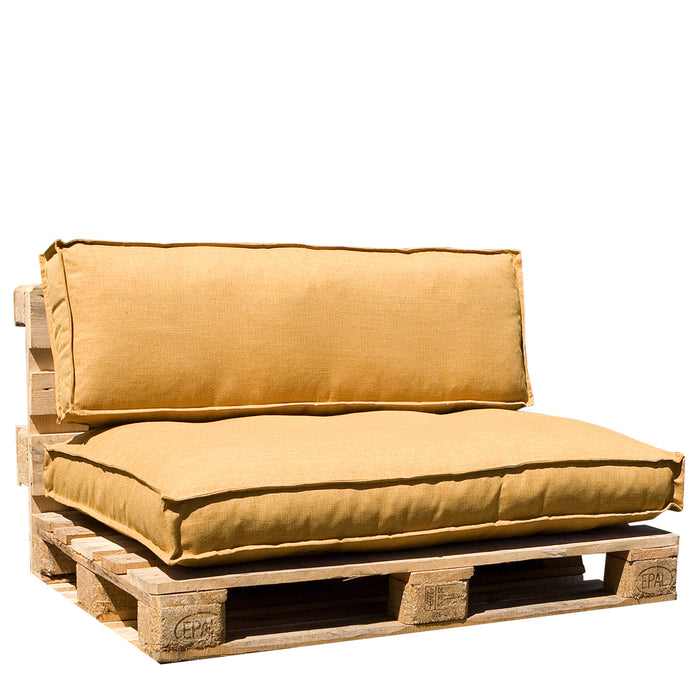 In The Mood Collection Salvador Palletkussens - L120 cm - Geel