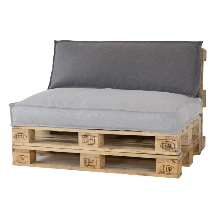 2L Home & Garden Rugkussen Metro Lounge Grijs - 120 x 40cm