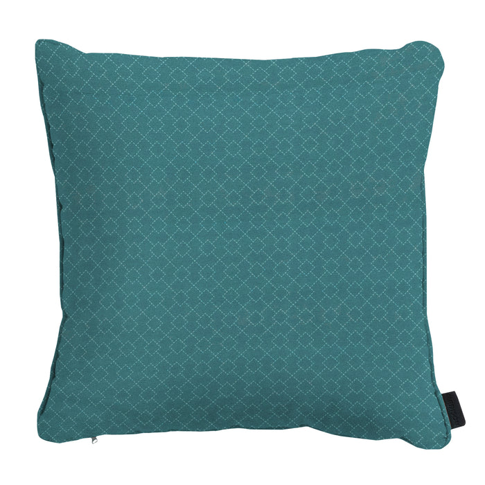 Madison - Sierkussen - Check sea blue - 50x50 - Blauw