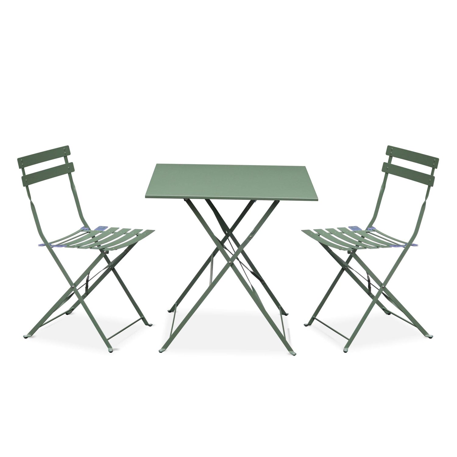 sweeek - Vierkante bistroset 2 stoelen