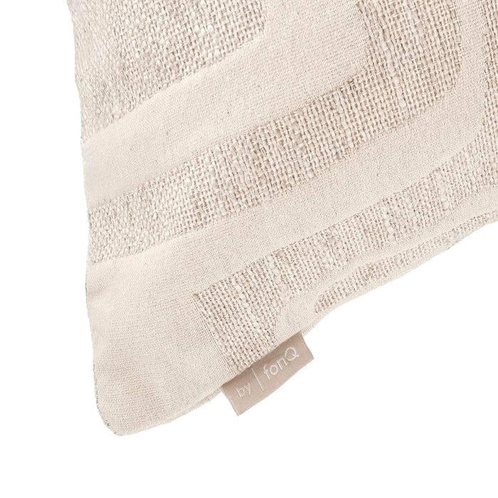 by fonQ Groovy Sierkussen 50 x 50 cm - Ivoor