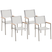 Beliani - GROSSETO - Tuinstoel set van 4 - Wit - Polyester