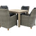 VDG Torino Paloma Grijs|Rome grey 100 cm. - tuinset 5-delig