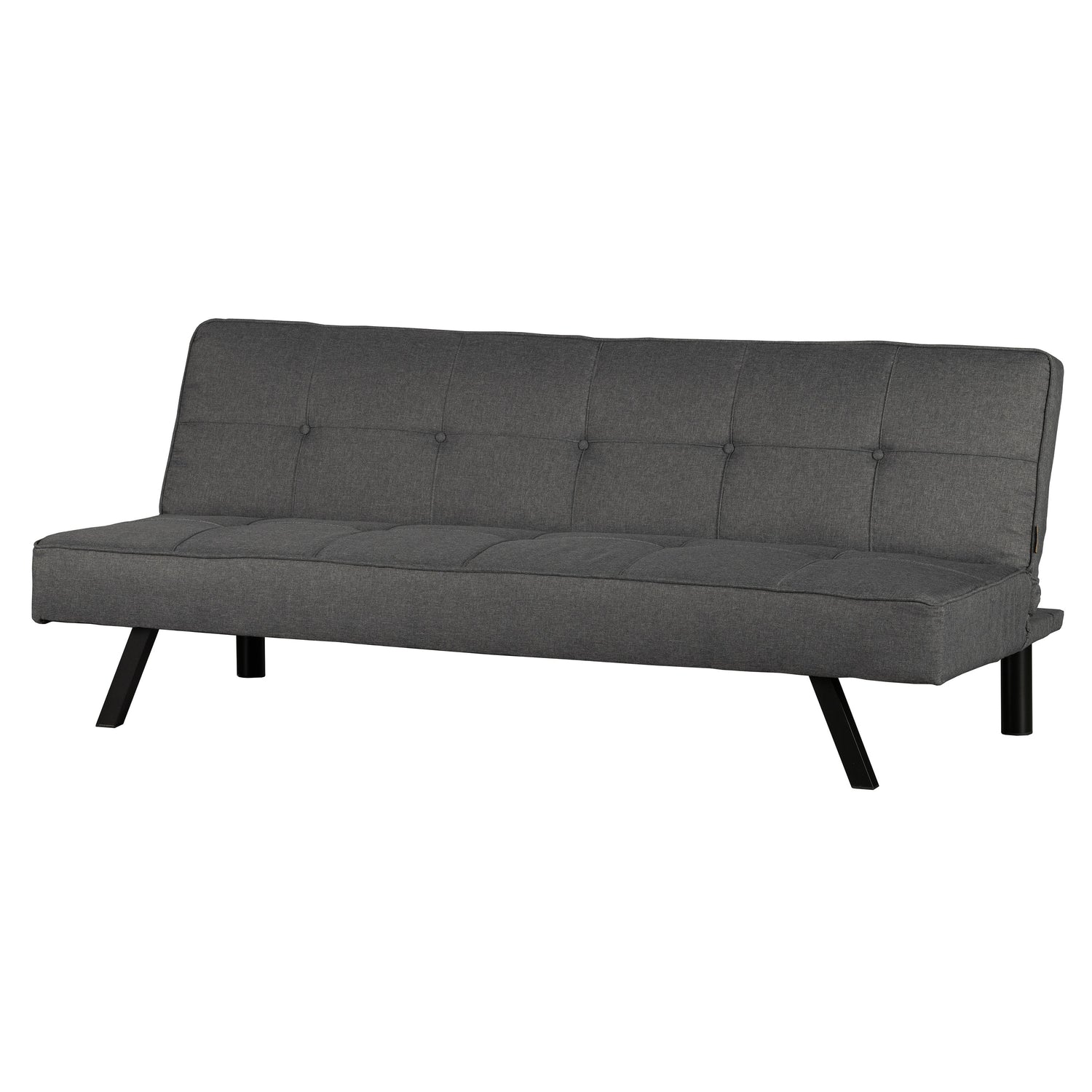 WOOOD Lenn Slaapbank - Linen - Grijs Melange - 75x98x181