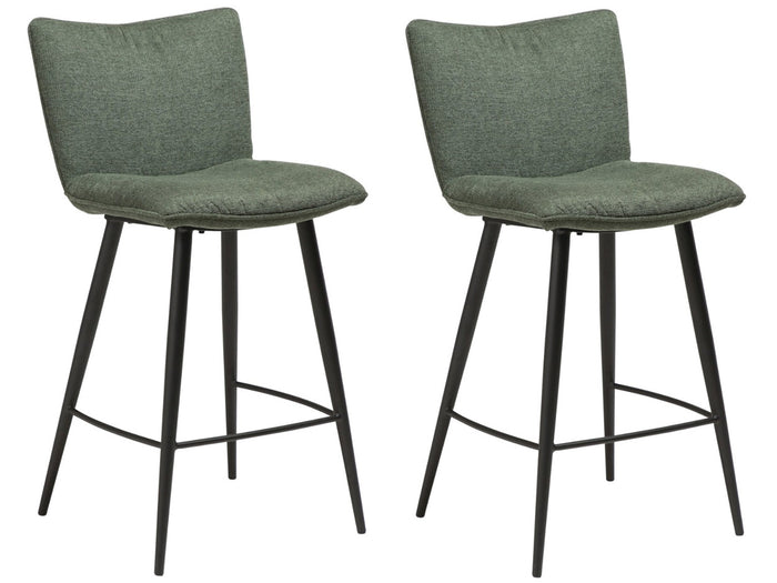 Dan-Form Join Counter Barkruk - Set Van 2 - Zithoogte 65 Cm - Stof