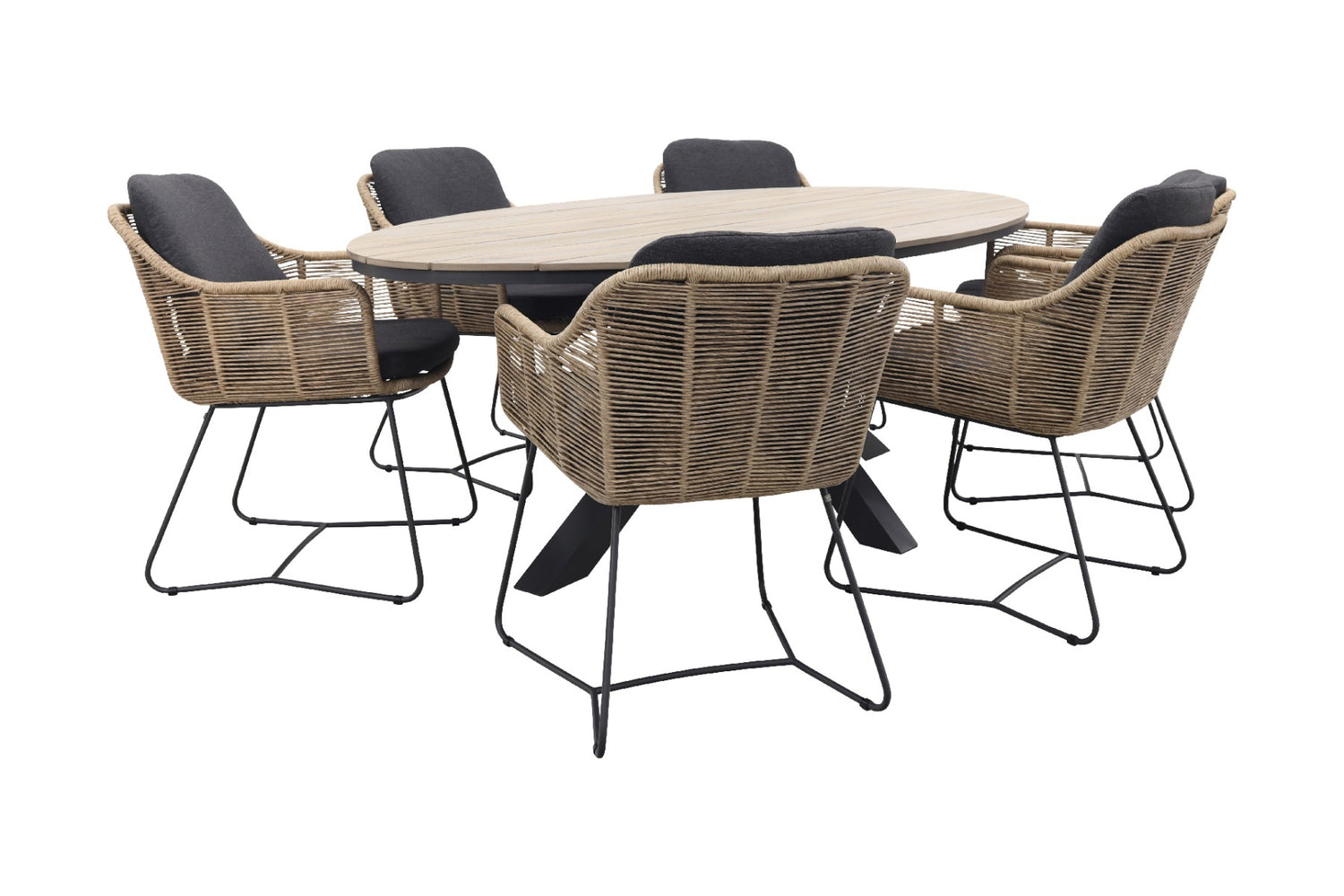 Taste Belmond | GI Edison 220x115 cm. - ovale tuinset