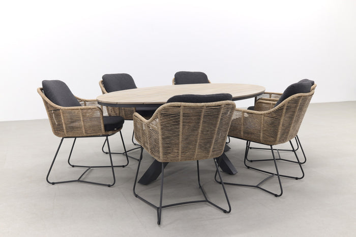 Taste Belmond | GI Edison 220x115 cm. - ovale tuinset