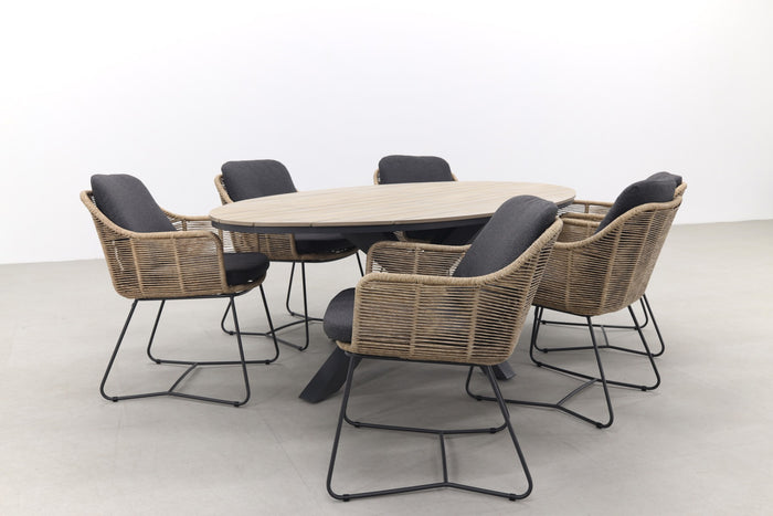 Taste Belmond | GI Edison 220x115 cm. - ovale tuinset