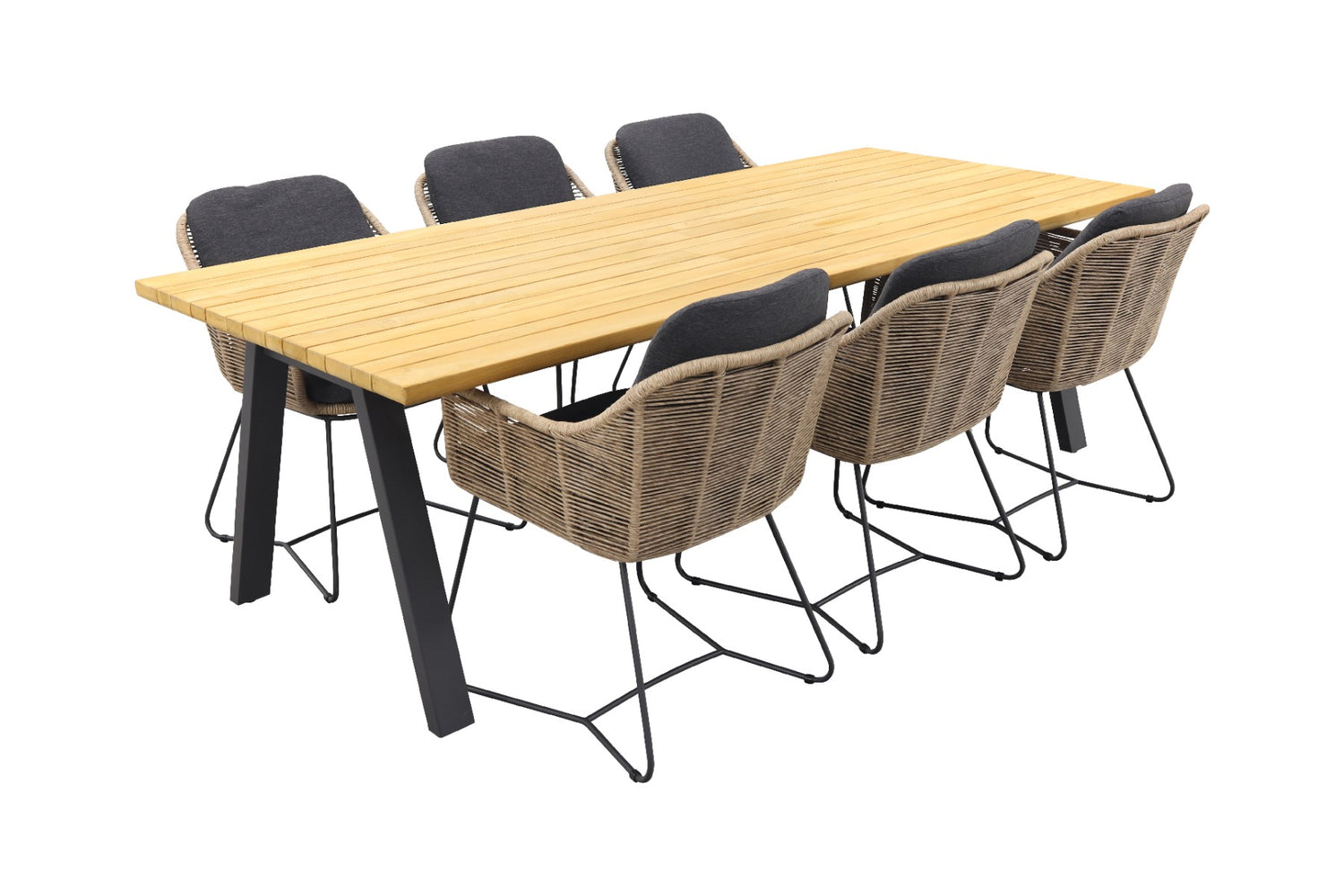 Taste Belmond naturel|Ambassador 240x100 cm. tuinset - 7-delig