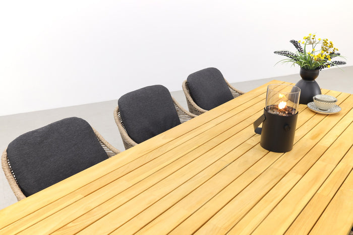 Taste Belmond naturel|Ambassador 240x100 cm. tuinset - 7-delig