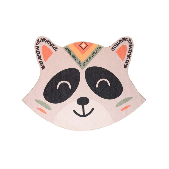 Amiah Vloerkleed wasbeer kinderkamer - Wasbaar grijs - 114x150 cm