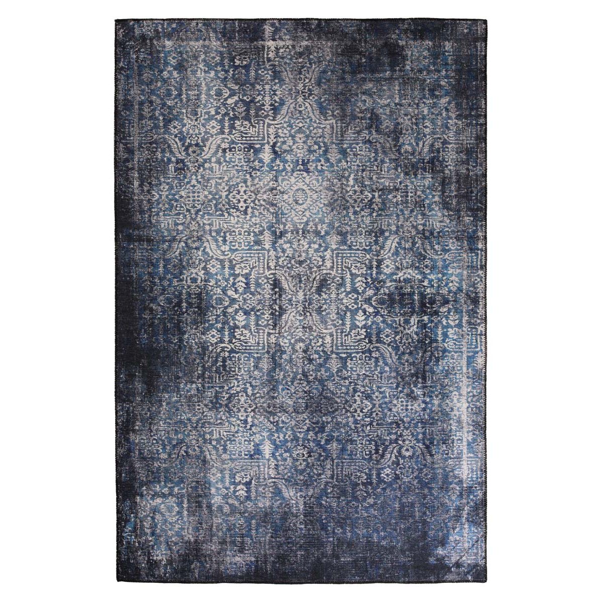 Heritaged Vintage vloerkleed - Fade Stellar blauw|zilver - 152x230 cm