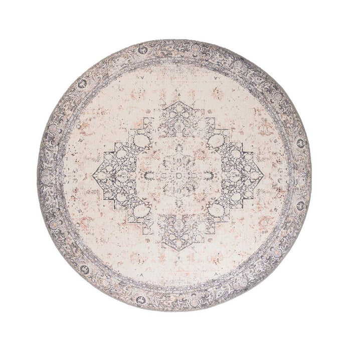 Heritaged Rond vintage vloerkleed - Fade No.2 grijs - 152 cm