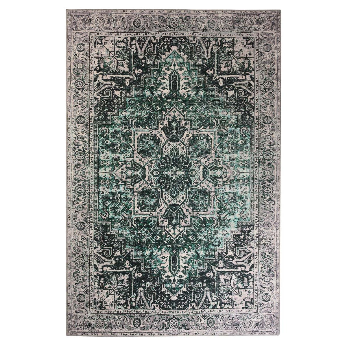Heritaged Vintage vloerkleed - Fade No.3 groen - 230x330 cm