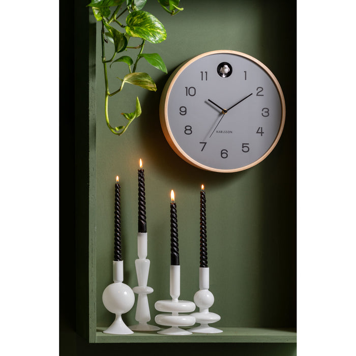 Present Time Kandelaar Sparkle Tall - Wit - Ø9cm