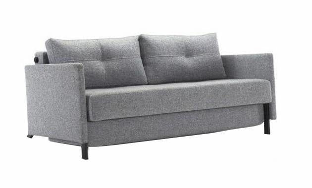 Innovation Cubed met Armleuning 160 Slaapbank Grijs