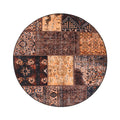 Heritaged Rond patchwork vloerkleed - Fade No.1 goud|bruin - 250 cm