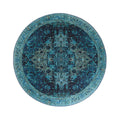 Heritaged Rond vintage vloerkleed - Fade No.2 blauw - 250 cm
