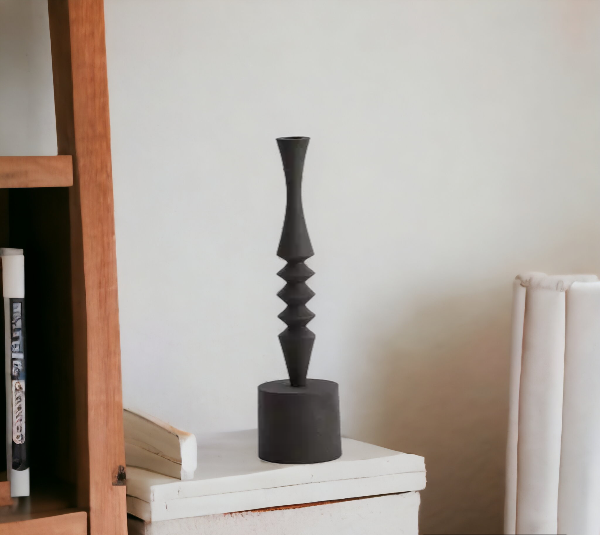 Light & Living Light&living Kandelaar Ø10x35 cm MISTRY mat zwart