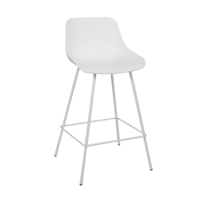 Bronx71 Scandinavische barkruk Dani wit 65 cm