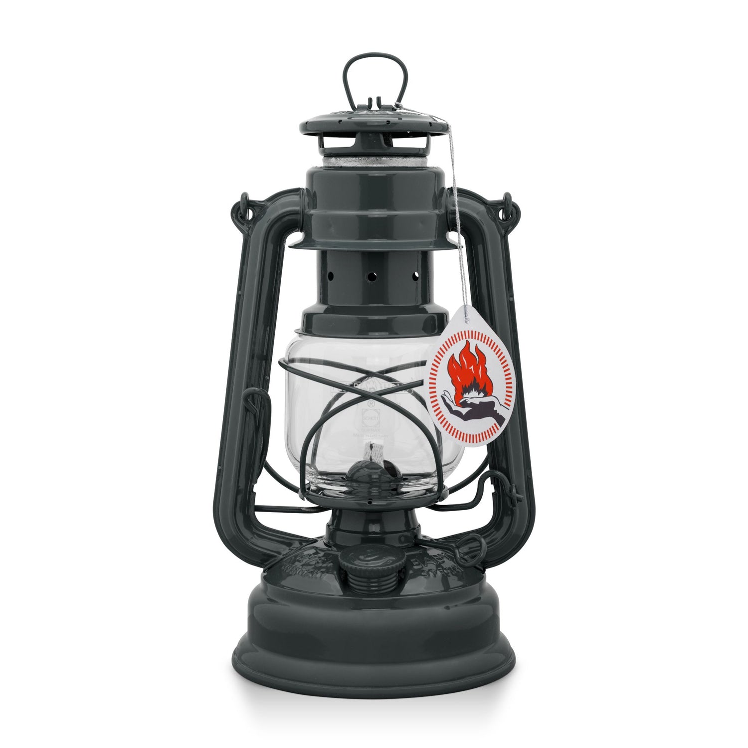 Feuerhand Stormlantaarn Baby special 276 - Antraciet  - 13.5x15x26.5cm