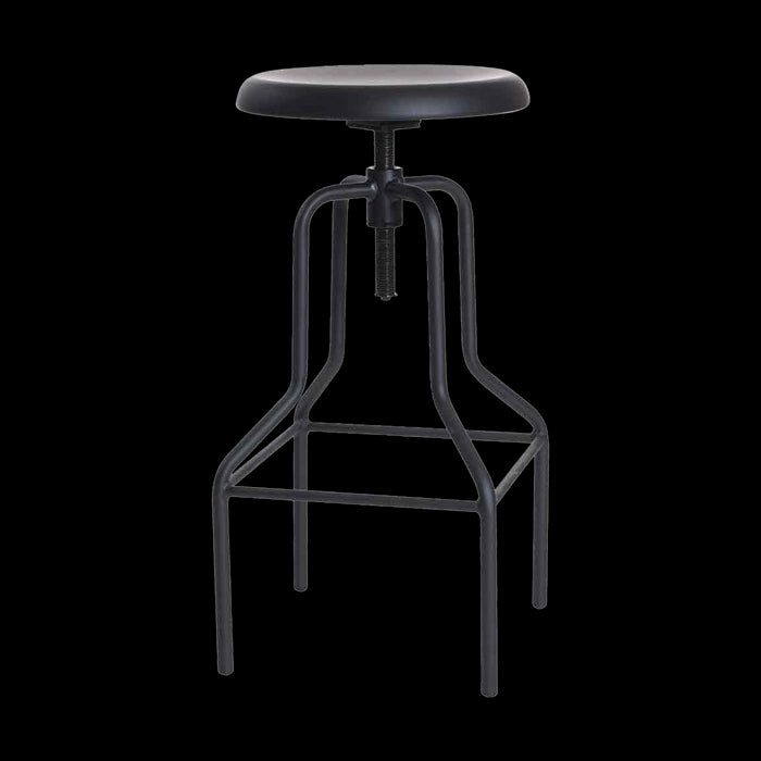 Legend Hoge draaibare kruk mat zwart - in hoogte verstelbaar
