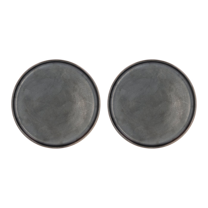 Villa Collection Fjord Dinerbord Ø 26,5 cm - 2st. - Zwart