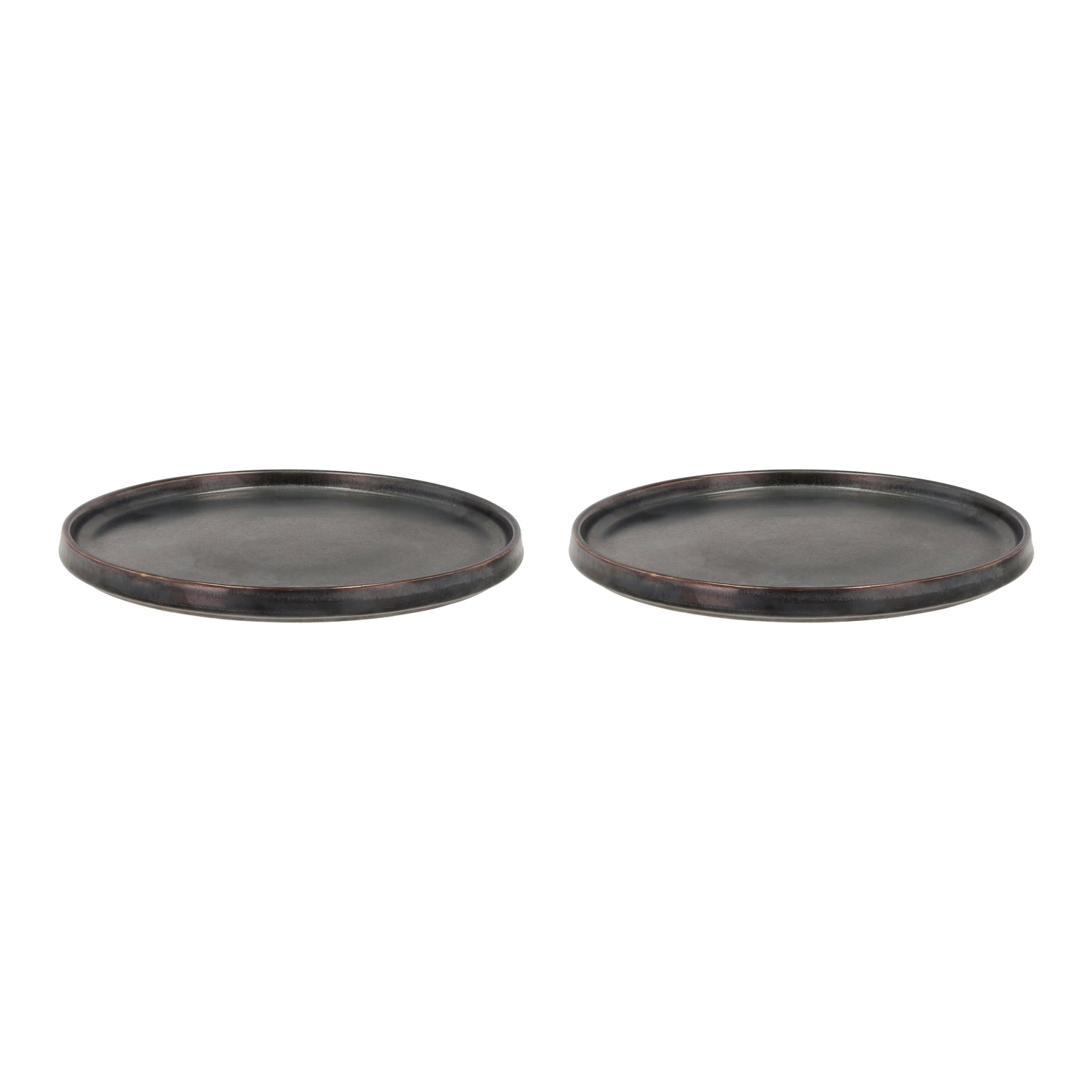 Villa Collection Fjord Dinerbord Ø 26,5 cm - 2st. - Zwart