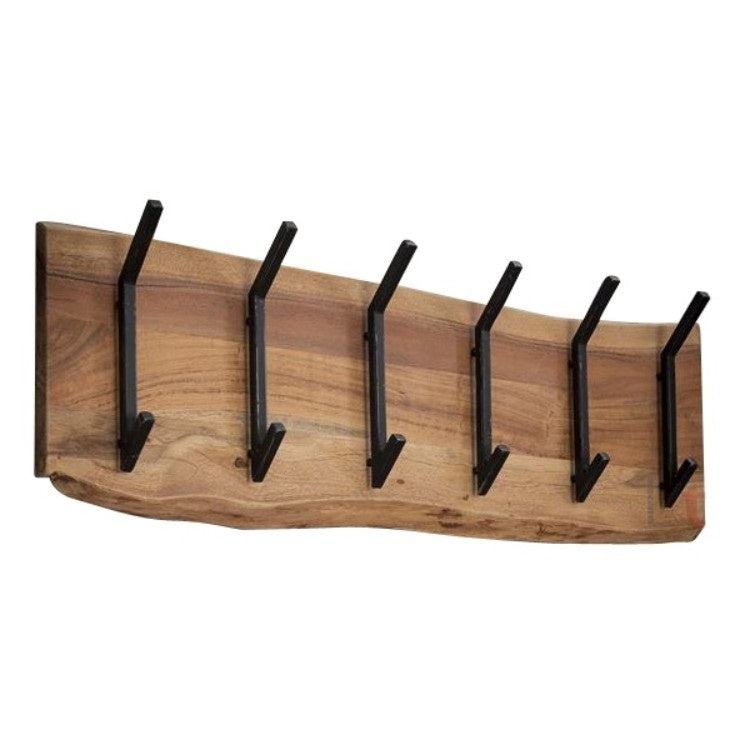 LT-Luce Kapstok Edge 2x6 Haaks Acacia Naturel 100cm