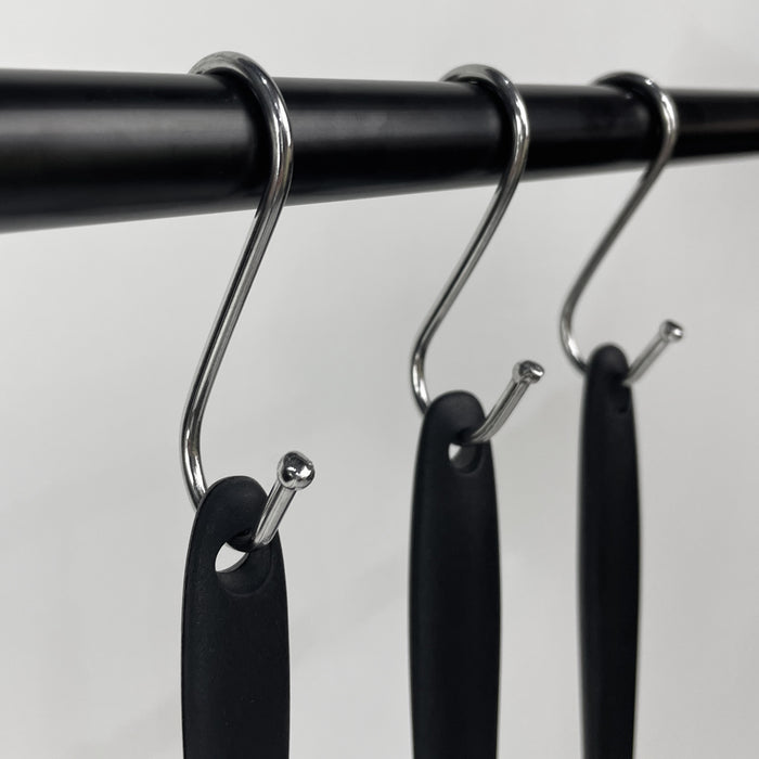 QUVIO Ophanghaken - RVS - zilver - S - 6,5 cm (h) - 10 stuks