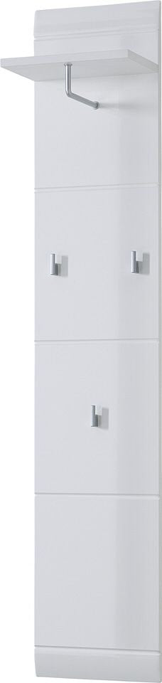 Germania Kapstok Paneel Adana - H152 X B30 X D23 Cm - Wit