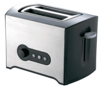 Aigostar Mini Sunshine - Broodrooster - Zwart|RVS - 2 sleuven