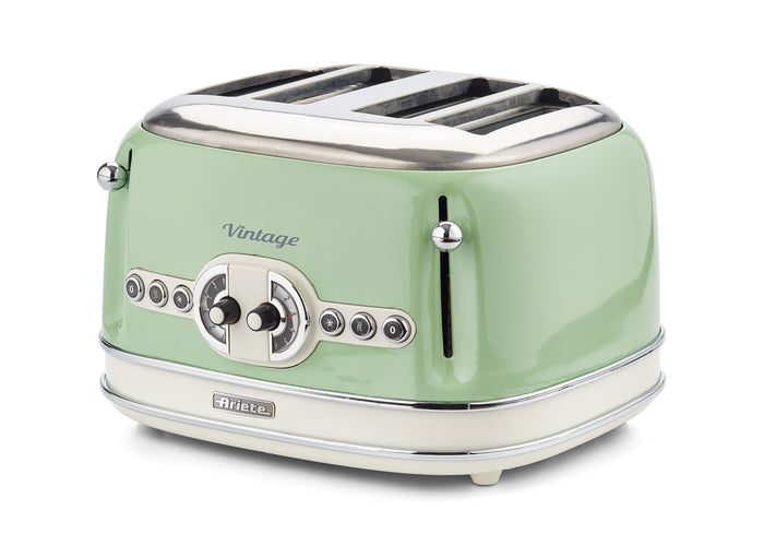 Ariete Broodrooster 4 sneetjes Vintage 1600 W groen