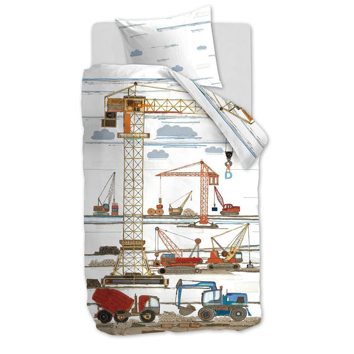 Beddinghouse Kids Dekbedovertrek Building Site Multi