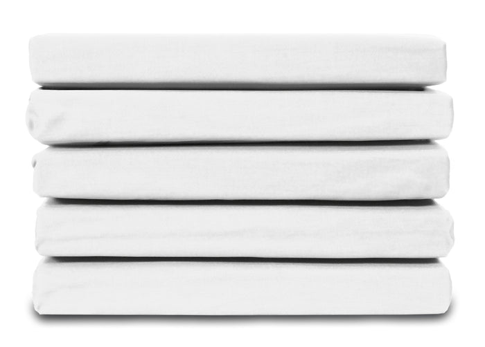 Ten Cate Katoensatijnen Hoeslaken - 90x200 - Wit