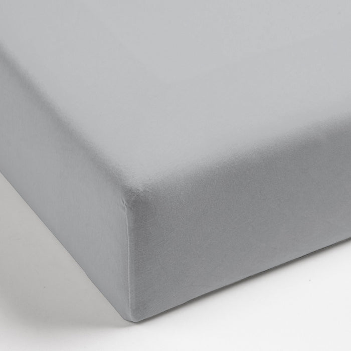 Mistral Home Hoeslaken- 180x200x30 cm-100% Percale Katoen-Grijs