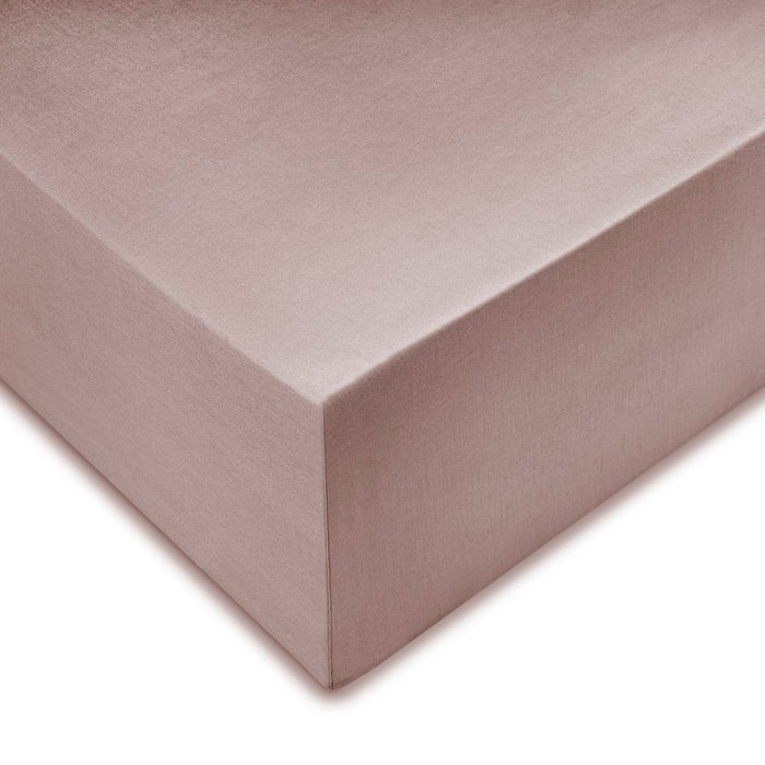 Zo home Satinado Hoeslaken Katoen Satijn 35cm Hoekhoogte canyon rose