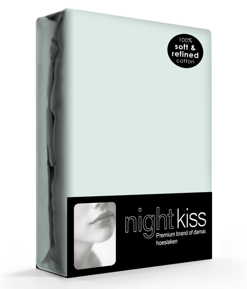 Damai Hoeslaken Aqua (Katoen)-200 x 200 cm