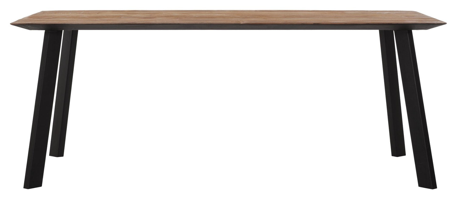 24Designs Timeless Eettafel Shape - L200 X B100 X H78 Cm - Teakhout