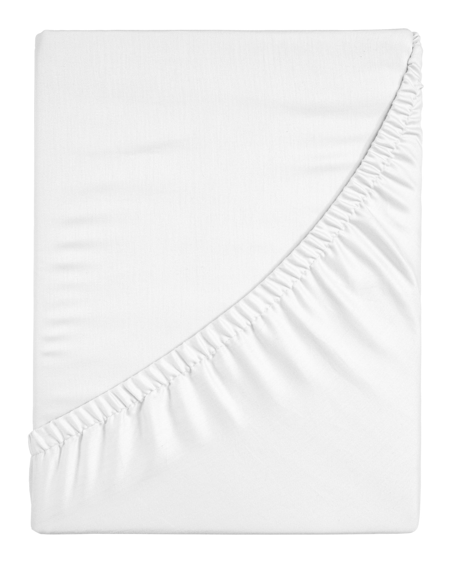 Ten Cate Premium Katoensatijnen Hoeslaken 180x200 - White Whisper