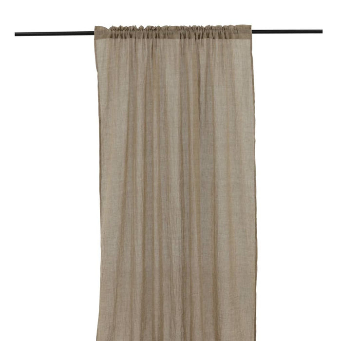Venture Home Gordijn Elena 240x135 cm polyester donkerbeige