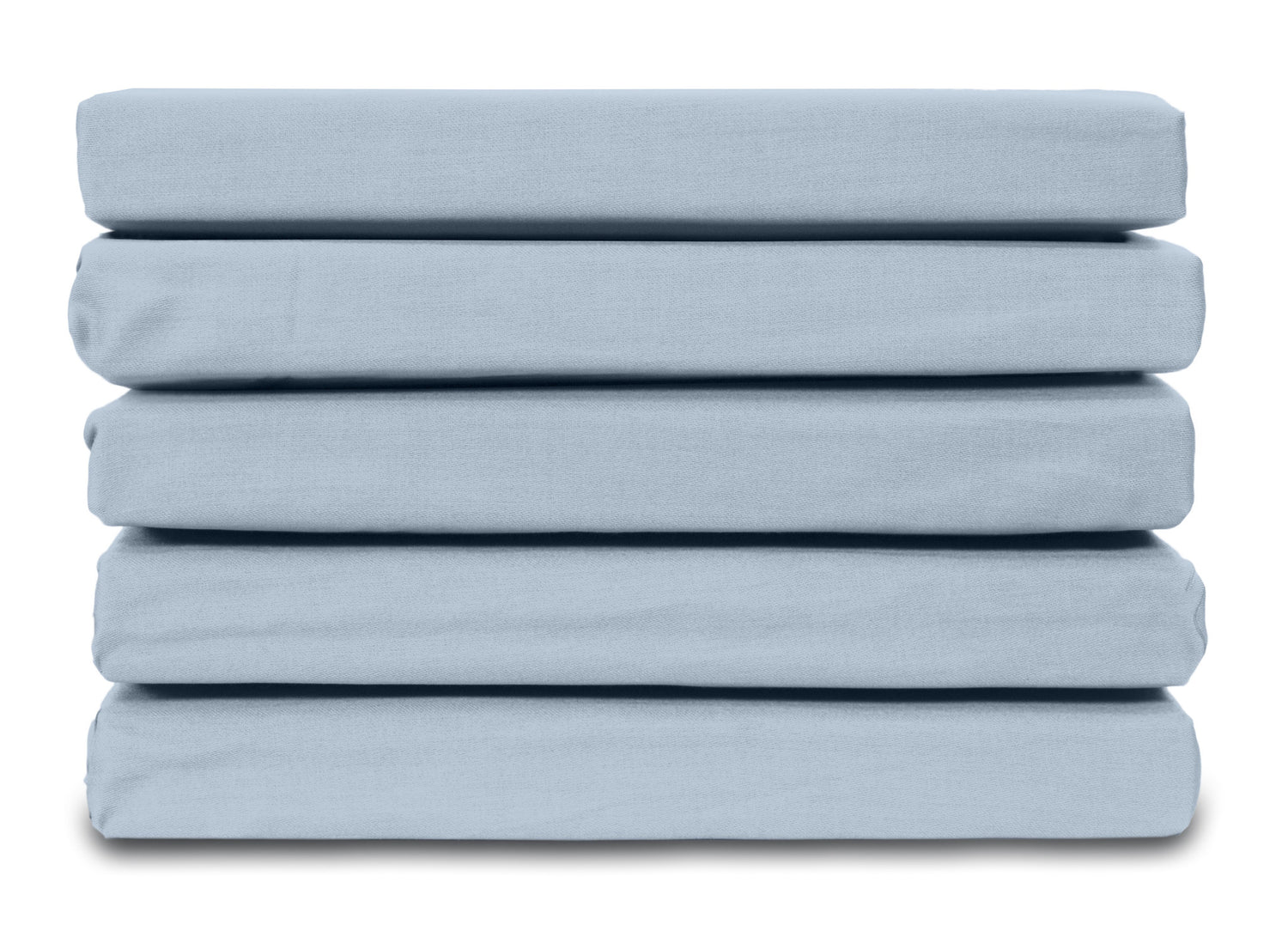 Ten Cate Katoensatijnen Hoeslaken - 160x200 - Licht Blauw