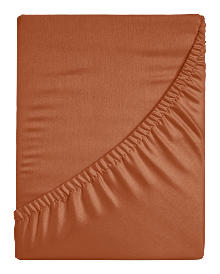 Ten Cate Premium Katoensatijnen Hoeslaken 140x200 - Indian Spice