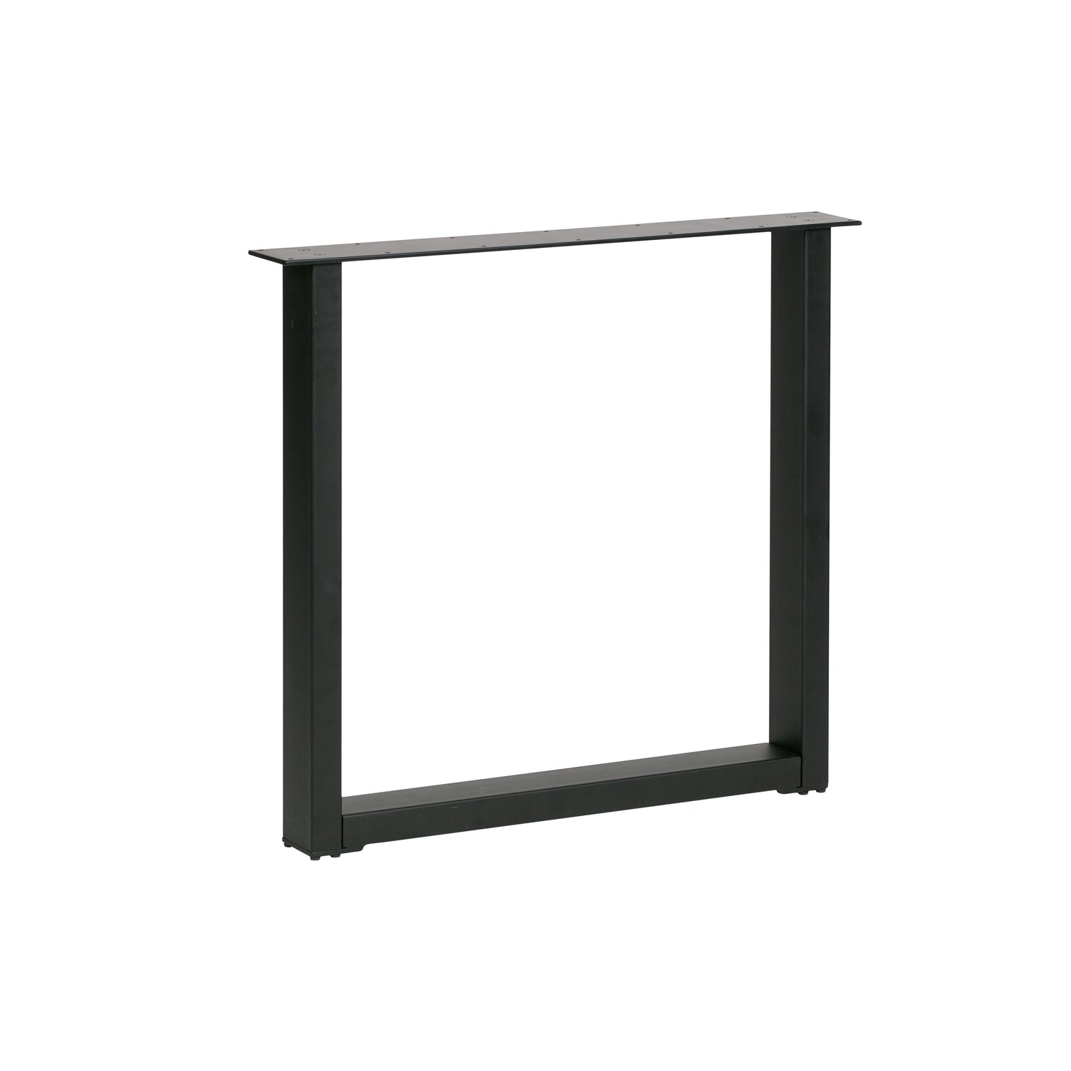 WOOOD Tablo U-Poot|Maastricht Kd 1 Stuks - Metaal - Zwart - 72x79x10